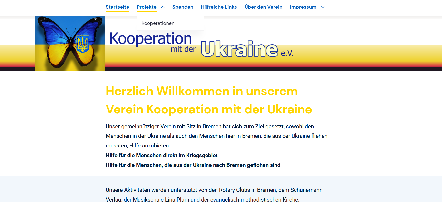 Kooperation mit der Ukraine